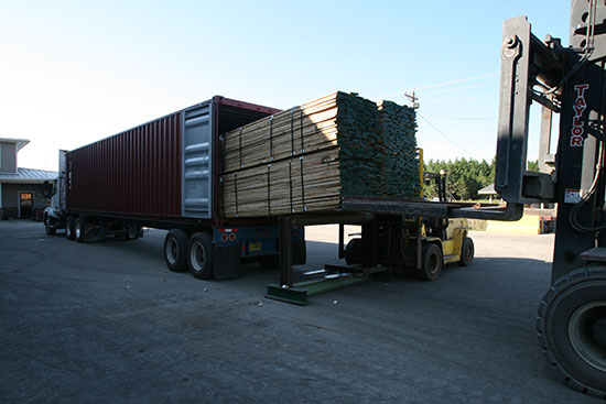 Hardwood Lumber Shipping